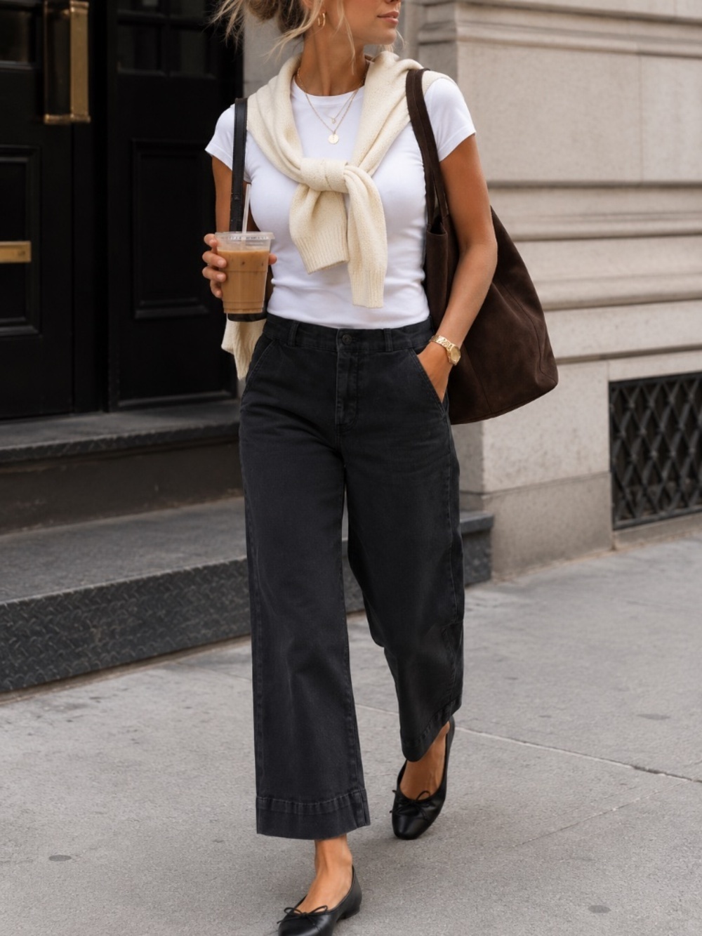 Everlane Organic Cotton Wide Leg Pants | Size 6